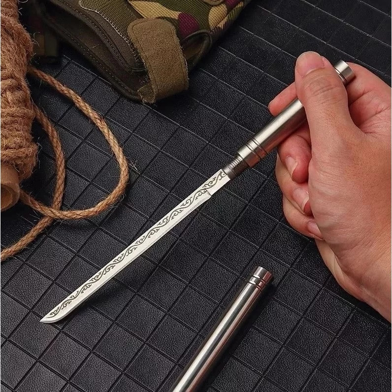 Multipurpose Outdoor Portable Fruit Knife with Sheath – Compact, Sharp & Travel-Friendly