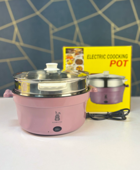 Electric Cooking Pot 4.5L – Runbaisen Double Deck, 1200W, 220V