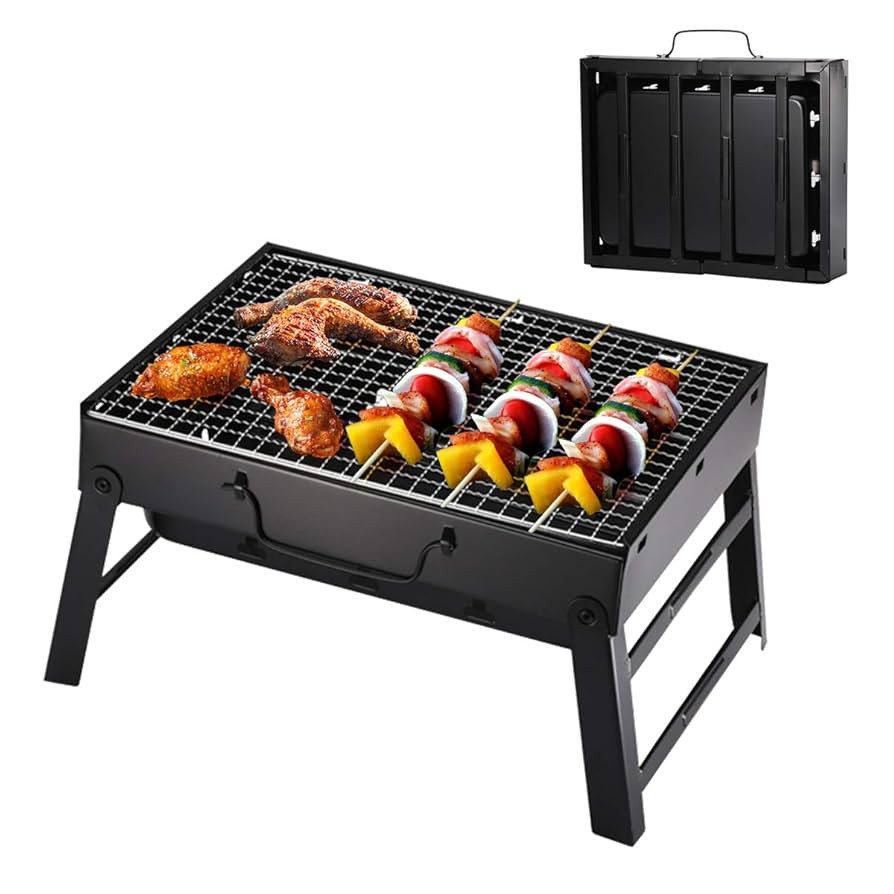 Portable Charcoal BBQ Grill – Outdoor Cooking Made Easy!