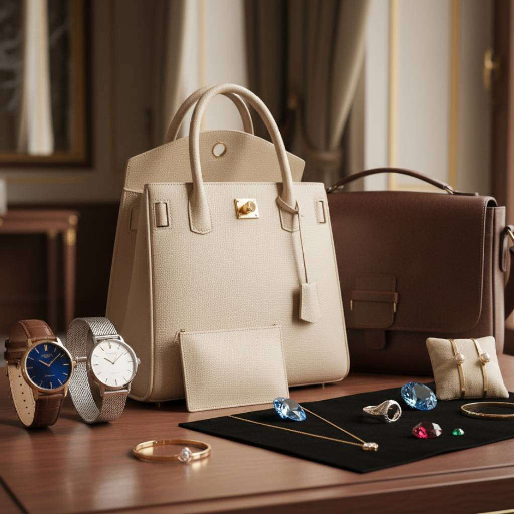 Watches, Bags, Jewellery