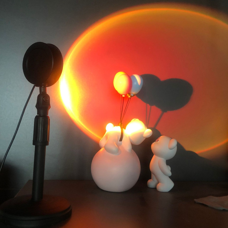 Rainbow Sunset Lamp – Create Your Dream Aesthetic Room