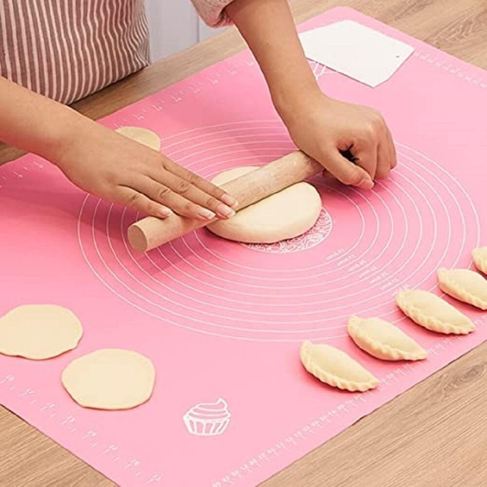 Silicone Baking Mat with Measurements – Dough Pad for Baking, Sugar Craft & Fondant