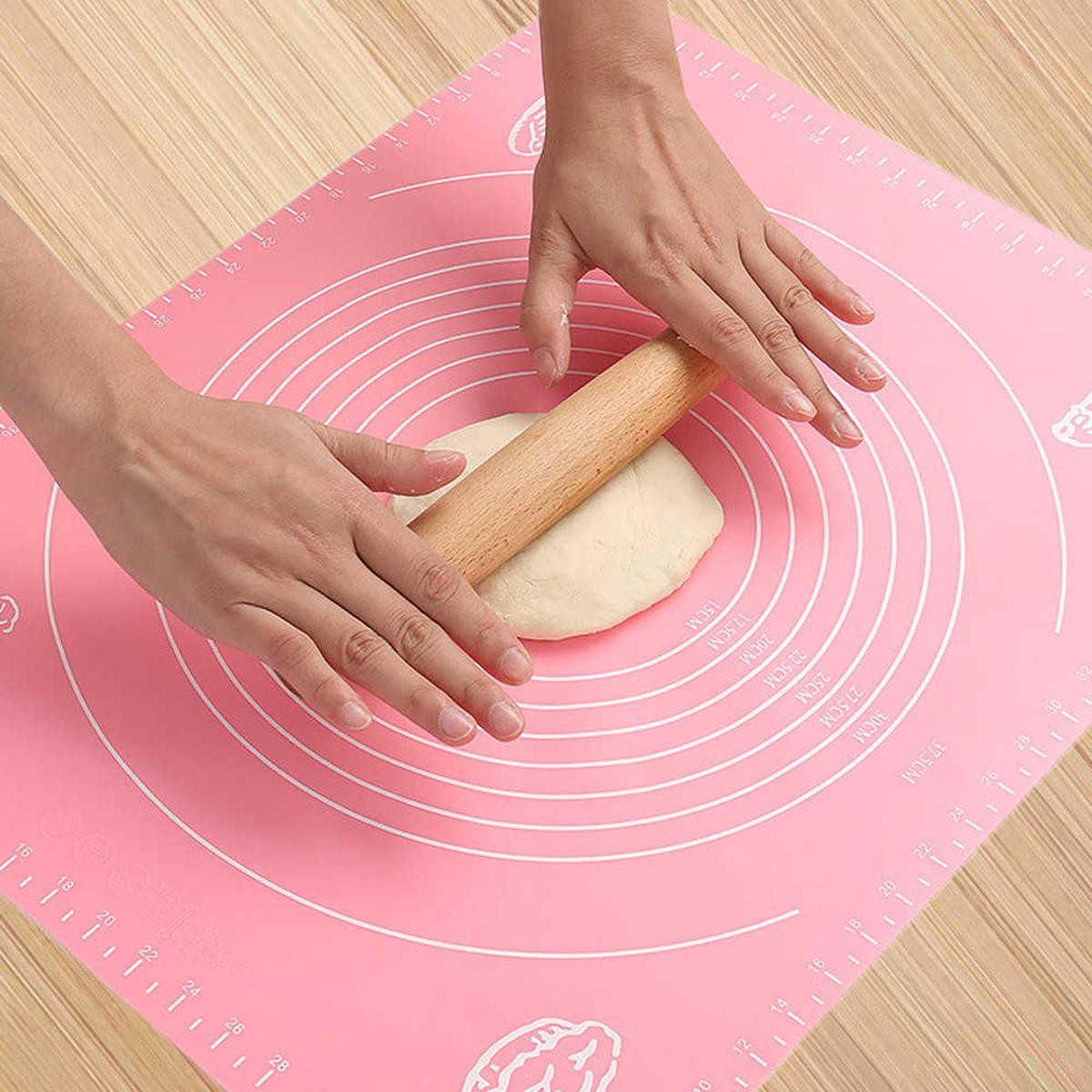 Silicone Baking Mat with Measurements – Dough Pad for Baking, Sugar Craft & Fondant