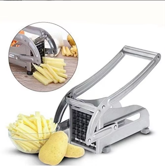 French Fry Cutter Machine – Potato & Vegetable Slicer | Compact Kitchen Tool